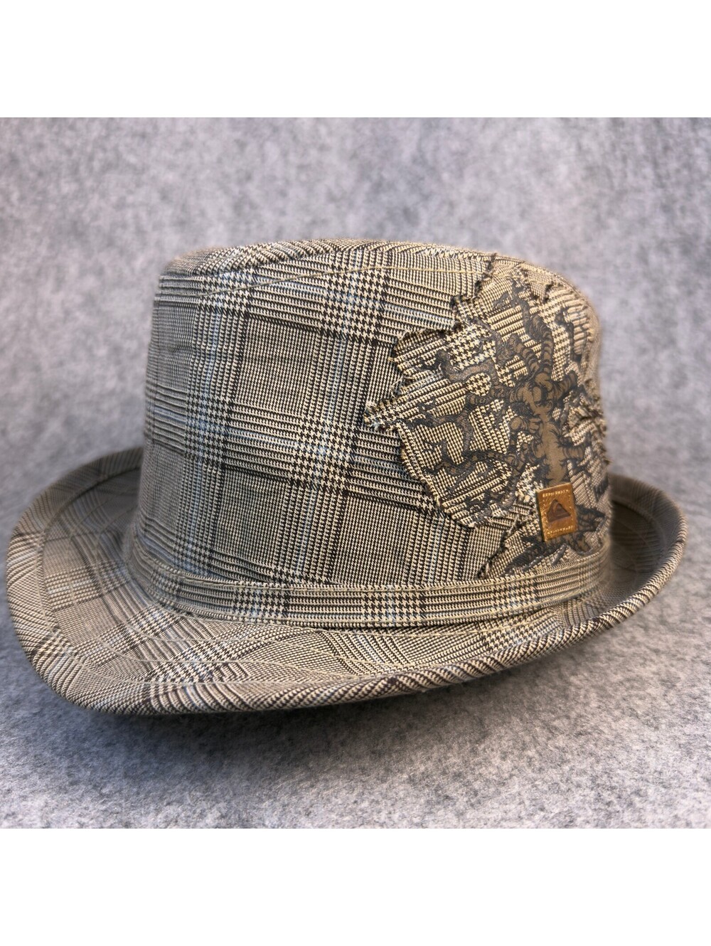Quiksilver Men's Plaid Fedora Hat Size M